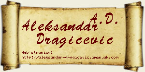 Aleksandar Dragičević vizit kartica